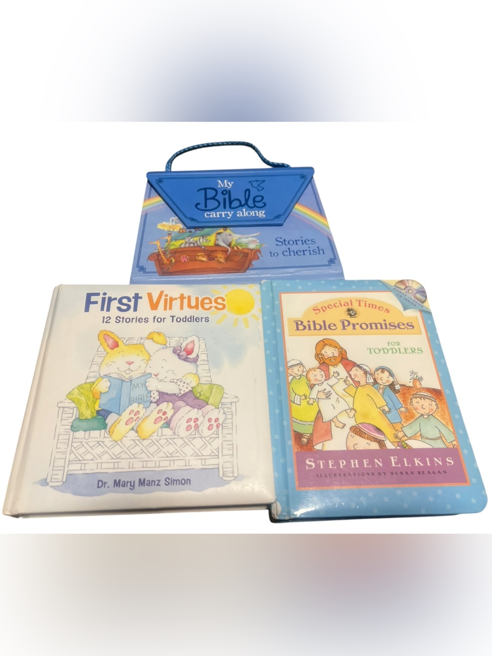Toddler Christian Bible & Devotional Books Lot of 3
